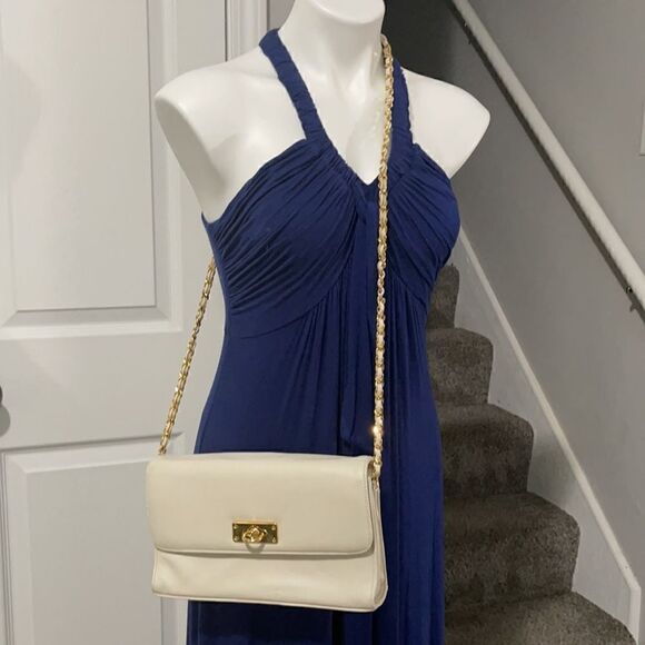 GIANI BERNINI CROSSBODY LEATHER BAG - Picture 1 of 8